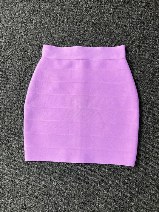 4-color bandaged skirt with ultra short hip wrap skirt